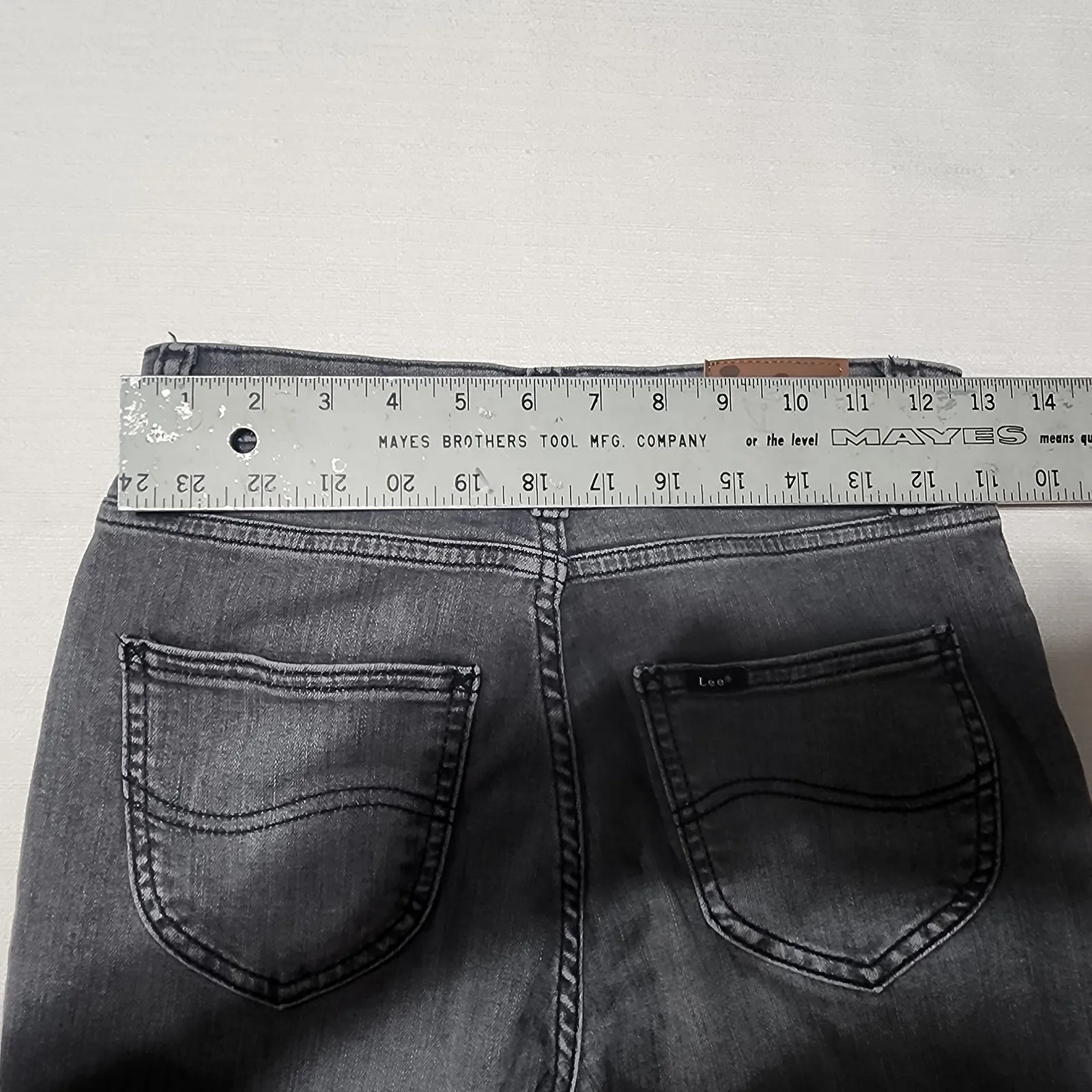 lee bootcut women's jeans black W26'' L43 - Image 7