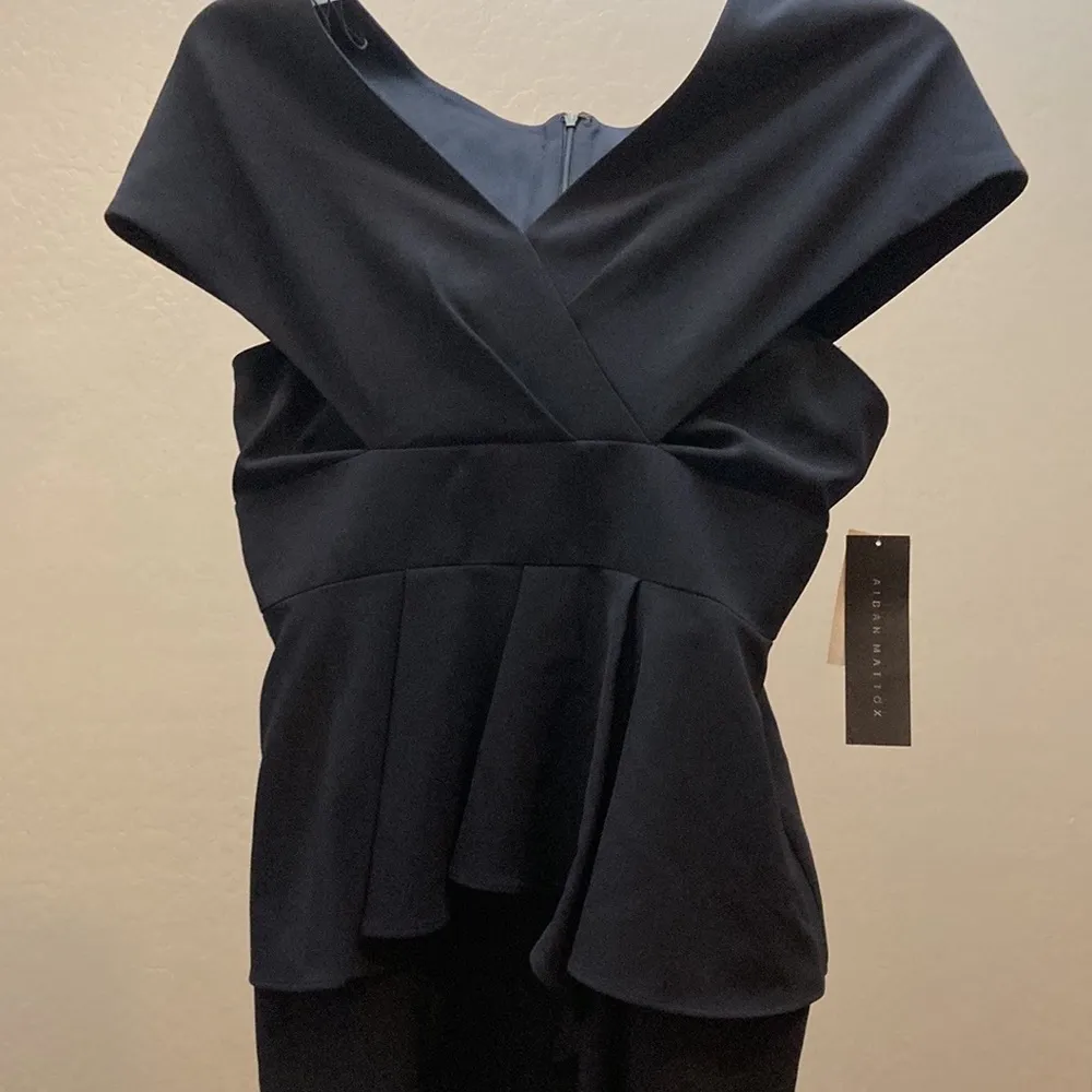 AIDAN MATTOX GOWN WITH SHAWL DRAPE | 10 - Image 7