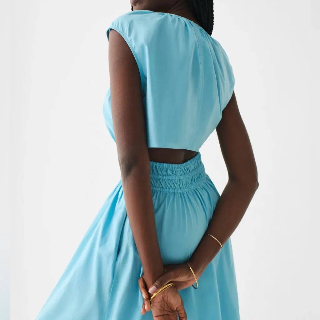 Faherty Amalfi Dress Blue Size XS - Image 4