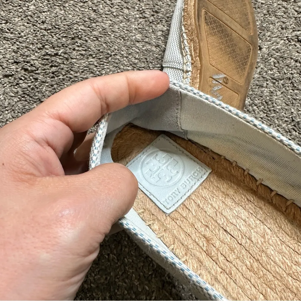 Tory Burch Colorblock Espadrille Flat in Seltzer Blue - Image 5