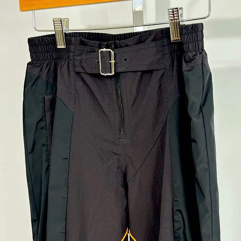 Adidas Originals x Paolina Russo Track Pants Women’s Small Black Yellow Joggers - Image 5