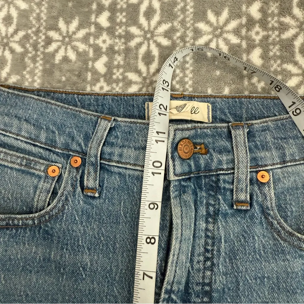 Madewell The Perfect Vintage‎ Crop JeanAF691 In Ainsworth Wash Size 28 - Image 10