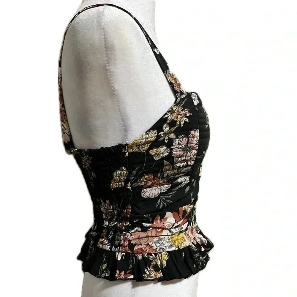 BOG Collective smocked floral top - Image 4