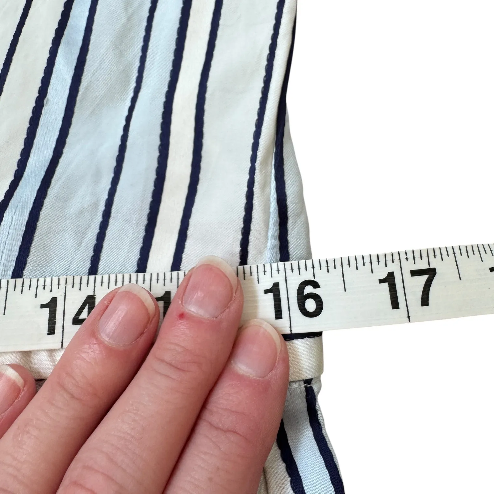 Alexis Blue White Stripe Dress - Image 10