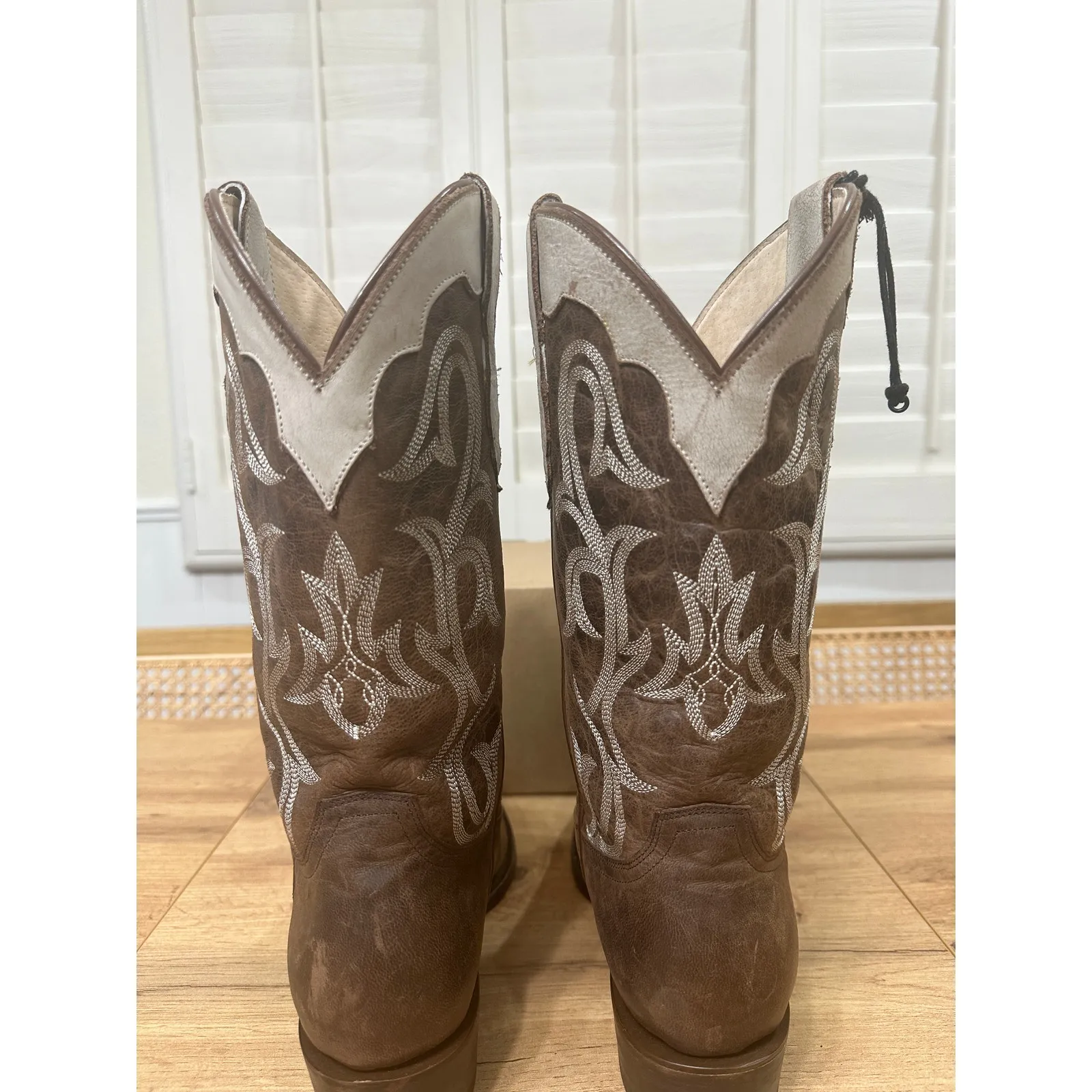 Idyllwind Banter Western Performance Boots Medium Toe Brown Leather Size 10 NWOT - Image 12