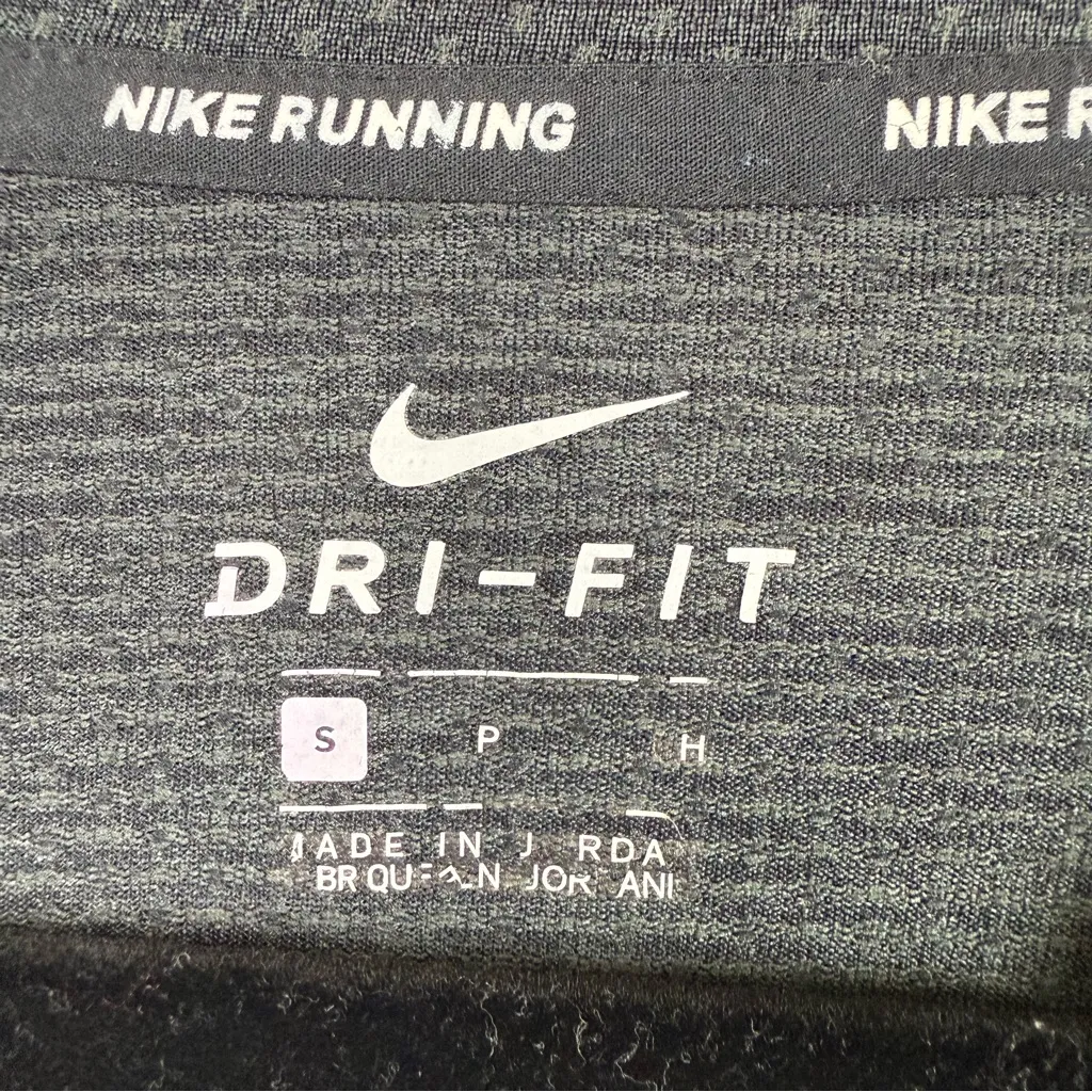 Nike Women's Charcoal Dri-FIT Running Tee - Image 3