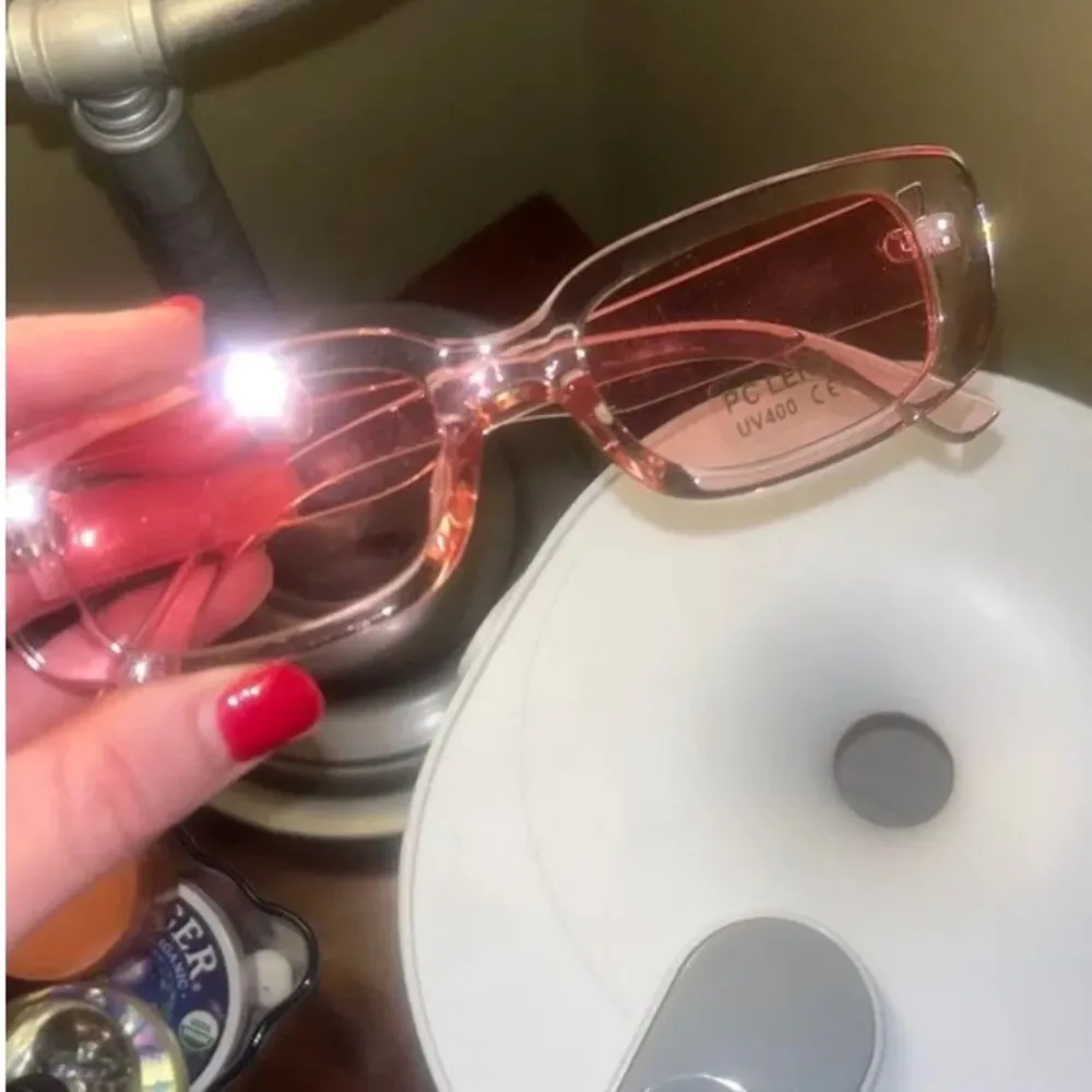 Pink Y2K Sunglasses - Image 4