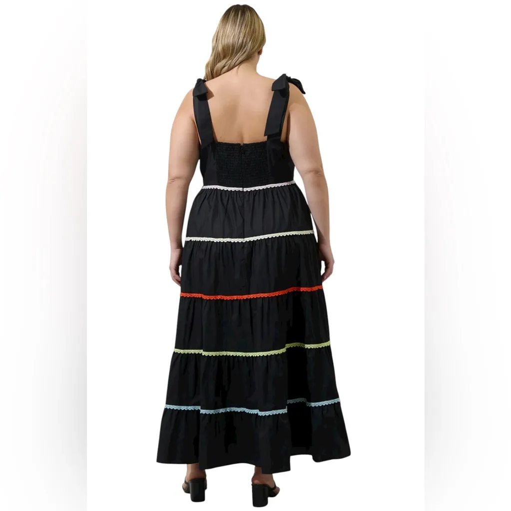 Sugar lips Hillary Hall Tiered Maxi Dress Curve size X3 NWT - Image 3