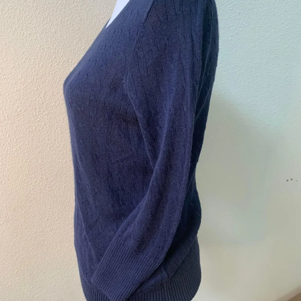 Gap  Small Navy lightweight Crew Neck Sweater - Image 2