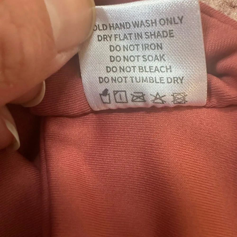 White Fox Boutique Whitefox Medium strapless bodysuit, snaps, crisscross back straps small dust - Image 6