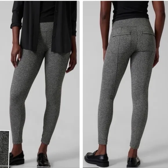 Athleta Delancy Herringbone Tights- XS - Image 2
