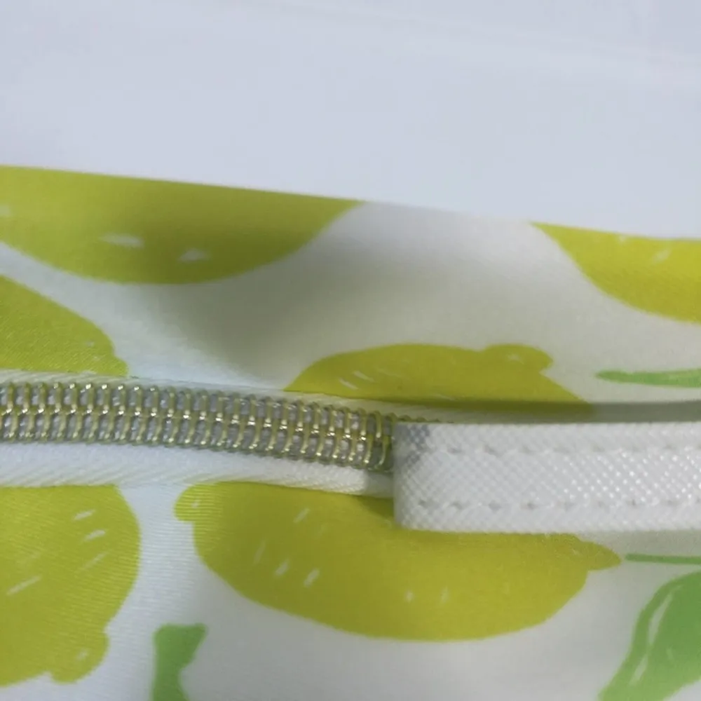 Ulta Large Lemon Print Cosmetic Bag - Image 3