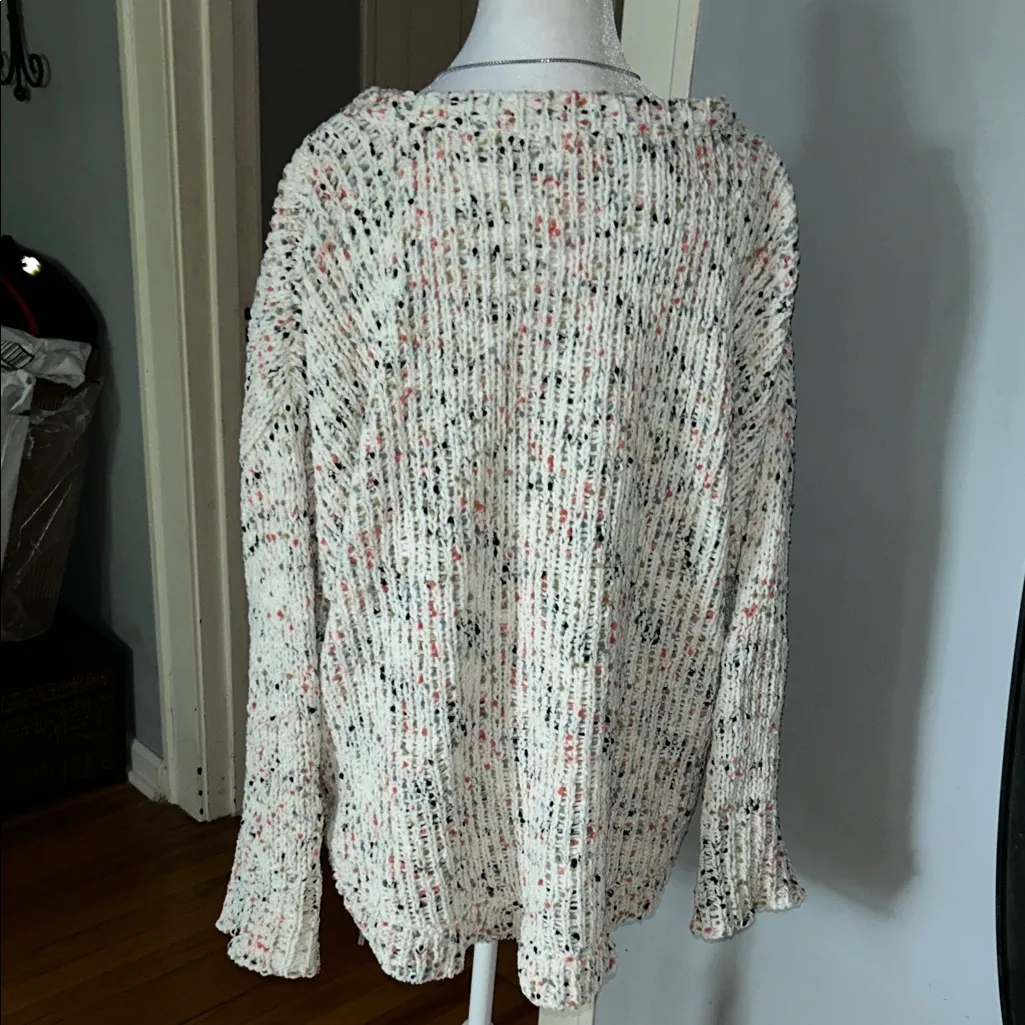 Cupio Cream and Black Knit Sweater - Image 7