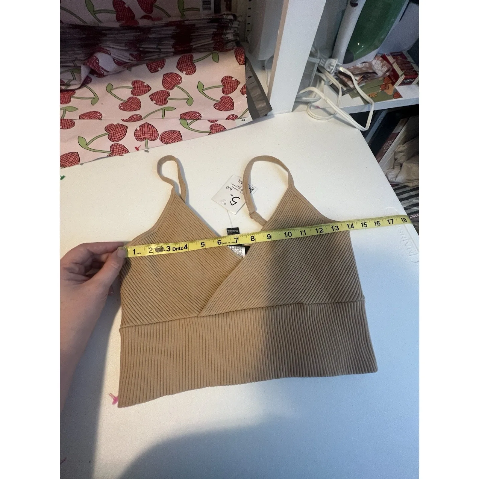 Forever 21 Tan Crop NWT Comfy Core Size M Fast Shipping - Image 7