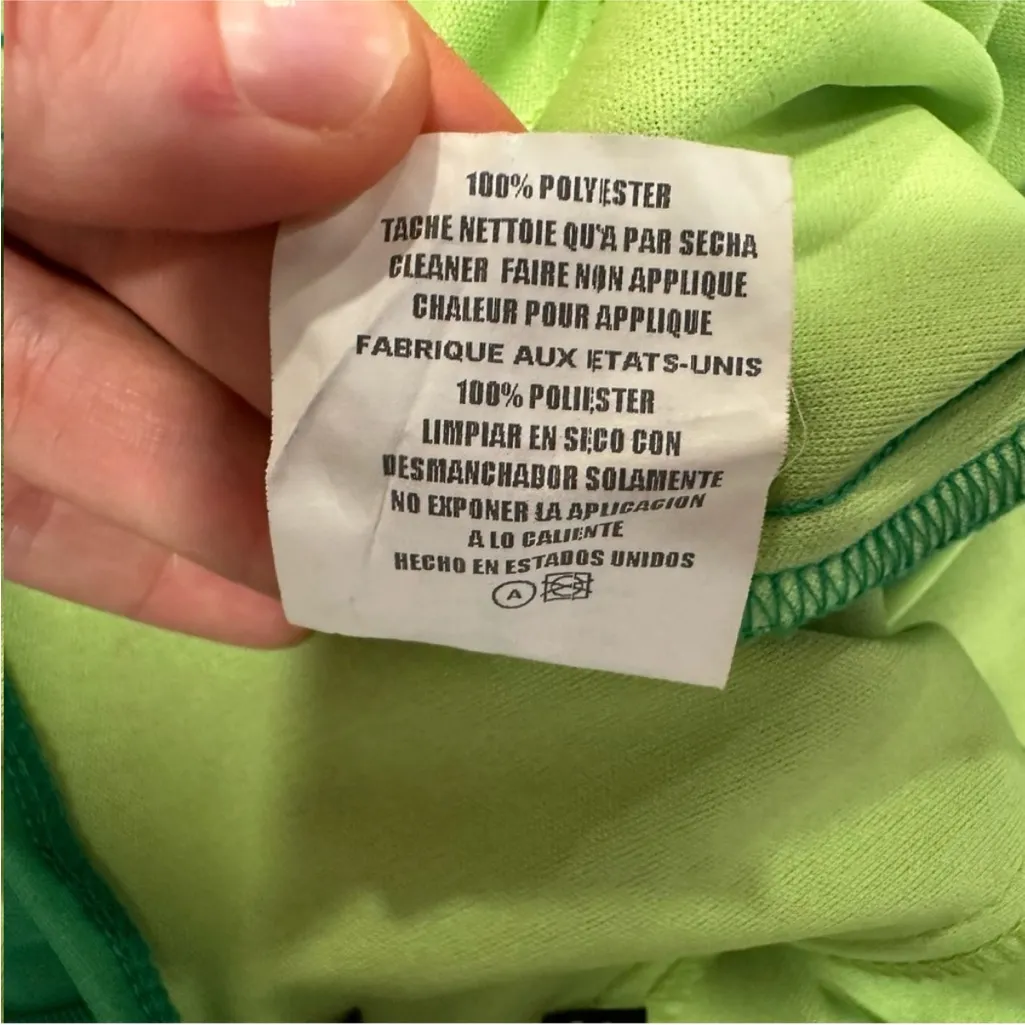 Rampage Green Sequin Halter Ruffle Y2K Dress Medium M - Image 11