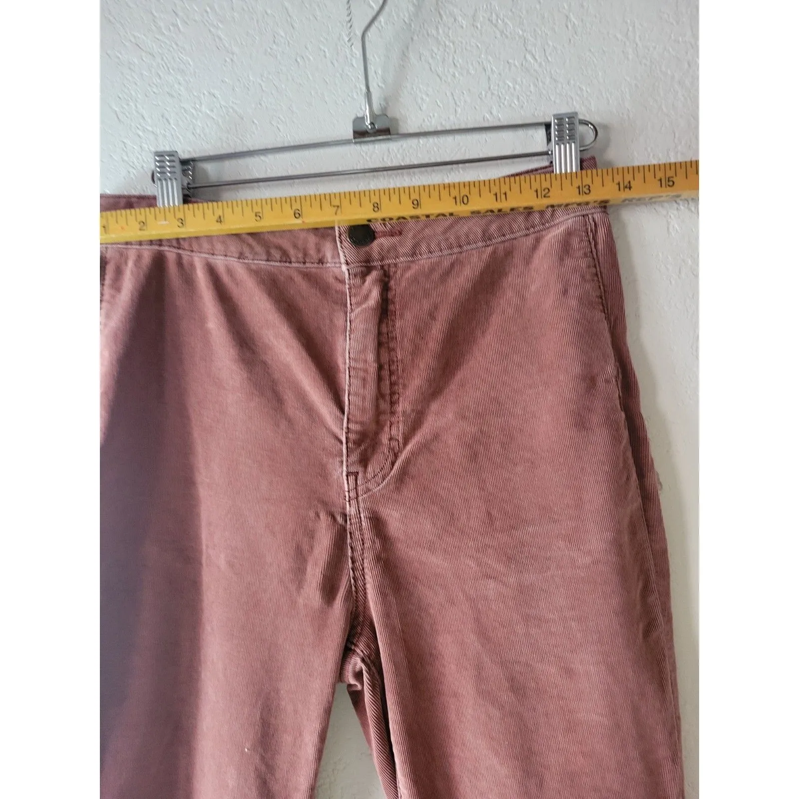 Free People Just Float On Corduroy Pants Russet Acorn Retro Extra Flare Pants 27 - Image 7