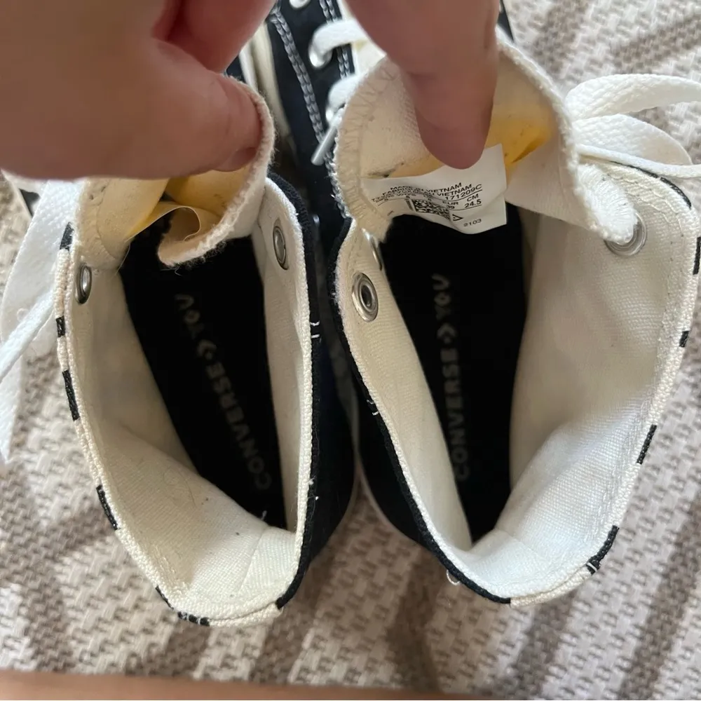 Converse custom chuck taylor all star lift platform canvas  black/ zebra - Image 2