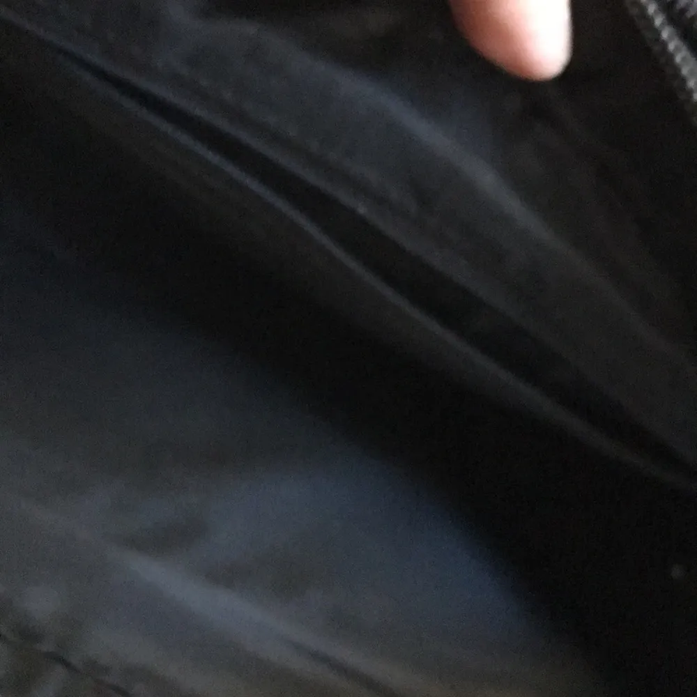 Nylon organizer style purse Black - Image 3