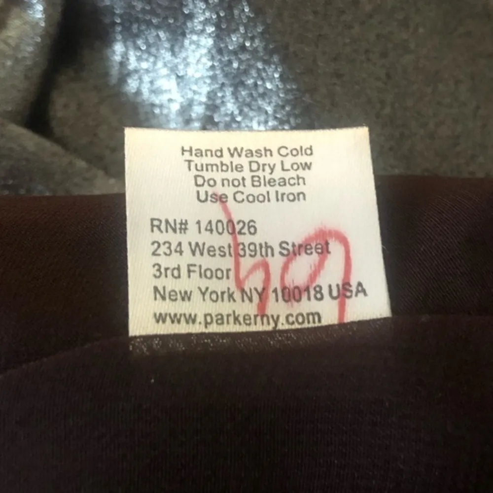 PARKER NEIMAN MARCUS METALLIC SHIMMER HALTER SLEEVELESS CRISS CROSS BLOUSE XS - Image 9