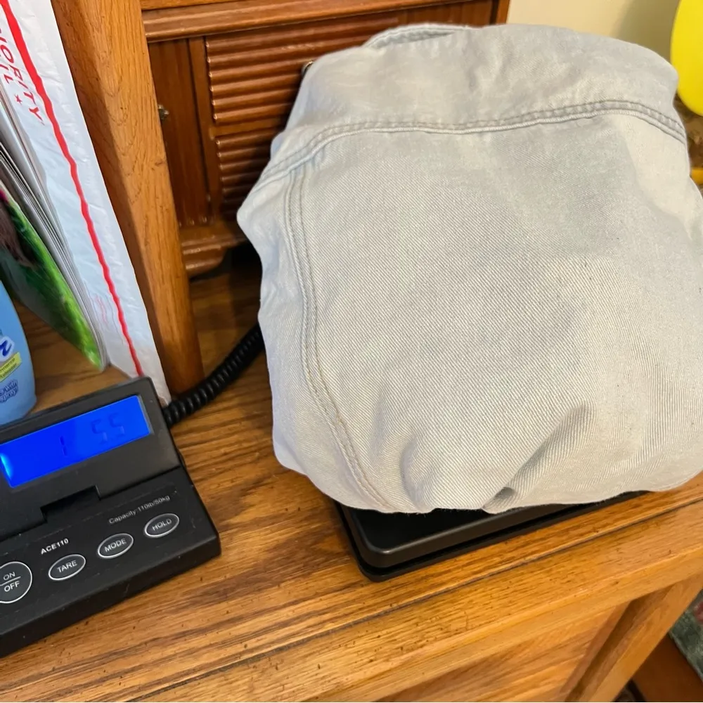 Sky and Sparrow Distressed  Denim Jean Jacket Light Wash Size Small - Image 7