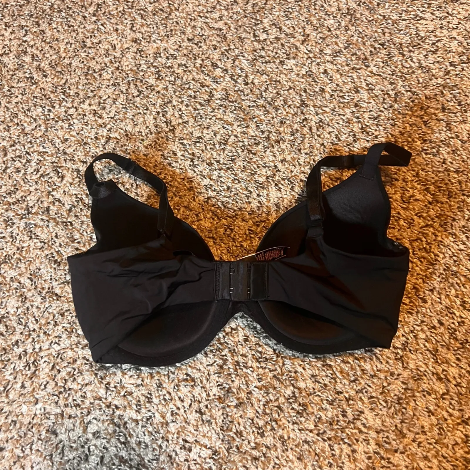 Victoria's Secret‎ T-Shirt Lightly Lined Demi Bra Black Comfortable 32DD - Image 2