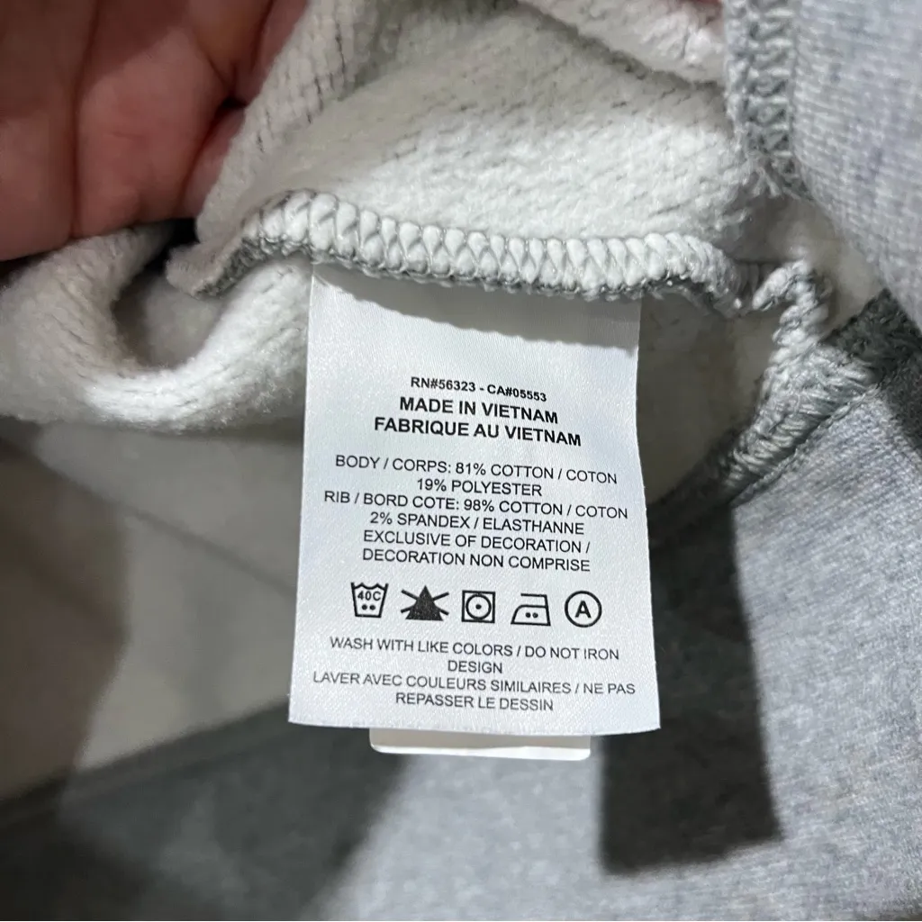 Nike TCU 1/4 Zip Gray Sweatshirt Women’s Size Medium Texas Christian University - Image 4