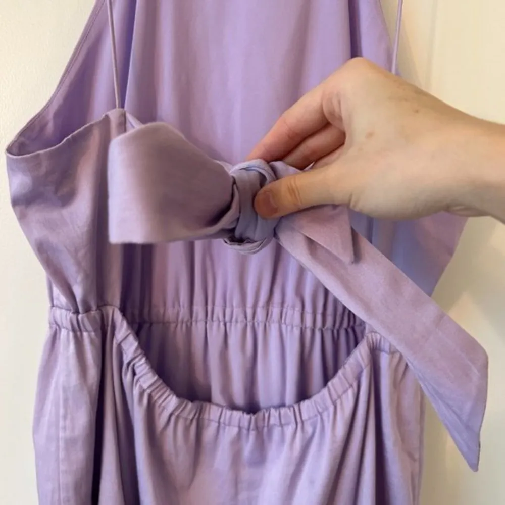 Alice + Olivia Hartley Tie-Back Lavender Midi Dress Size 8 NWT - Image 10