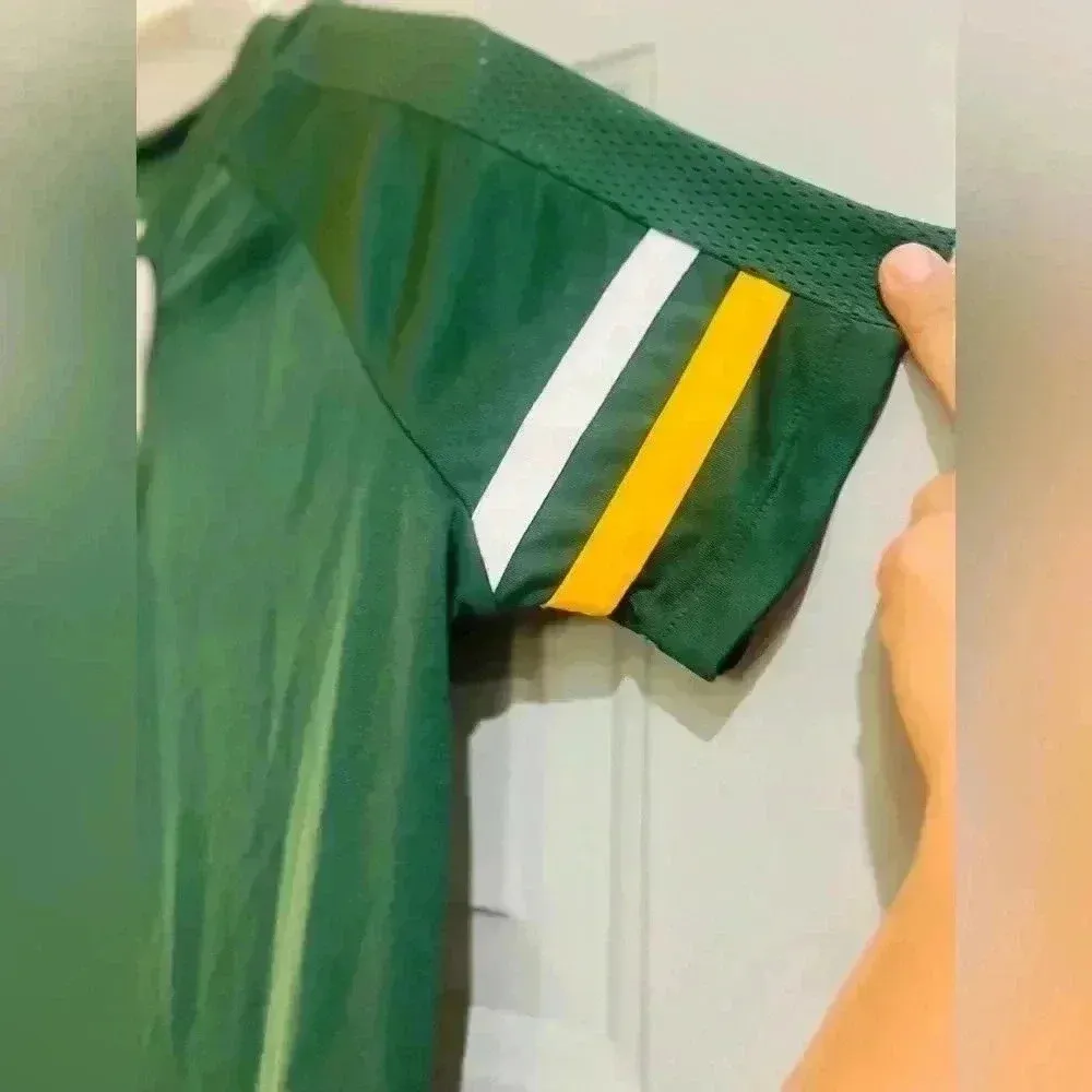 Green Bay Packers Aaron Rodgers Green Long Jersey Shirt  Womens M - Image 7