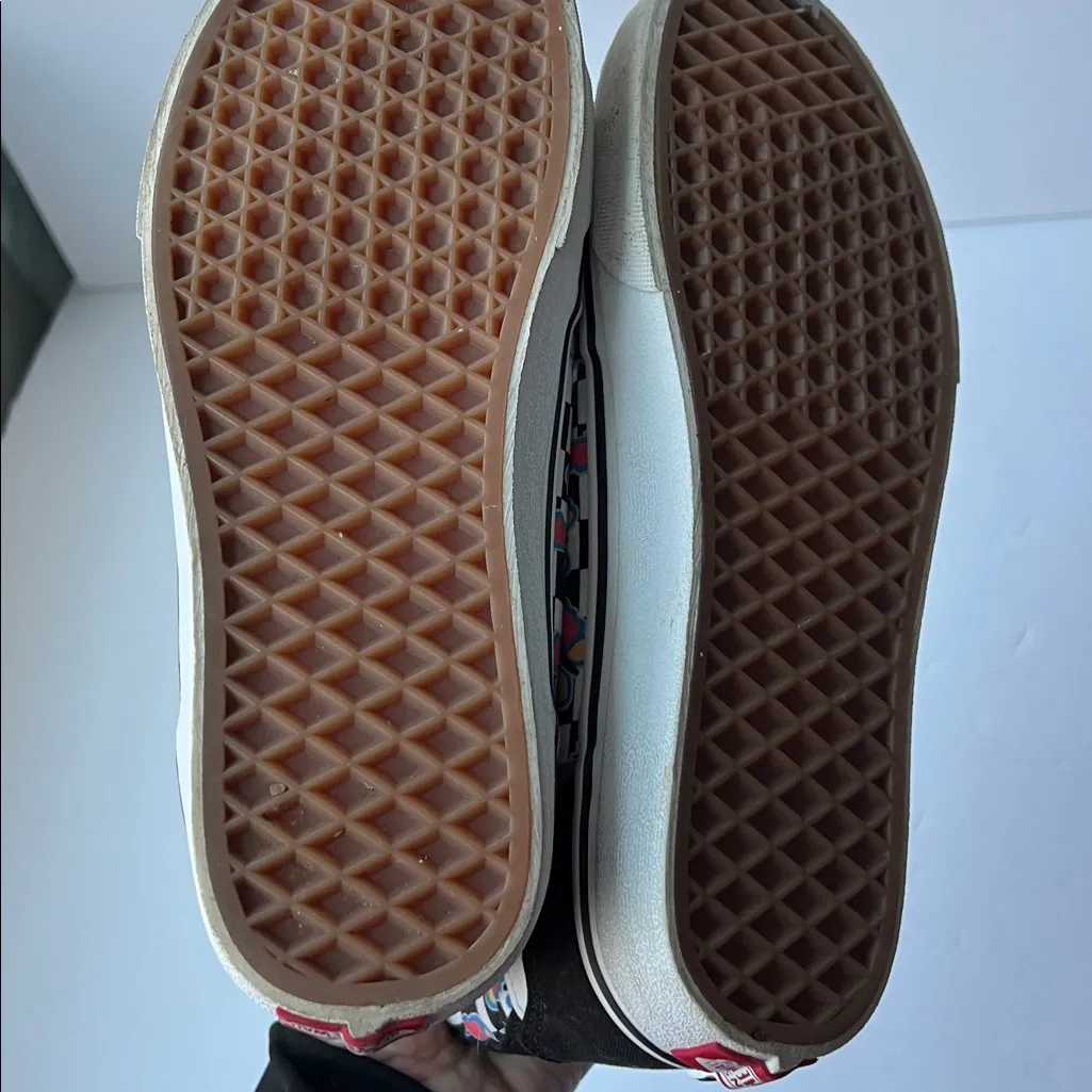 VANS “Filmore Hi” Butterfly Checkerboard High Top Women’s Size 9.5 Multi 🟡 - Image 6