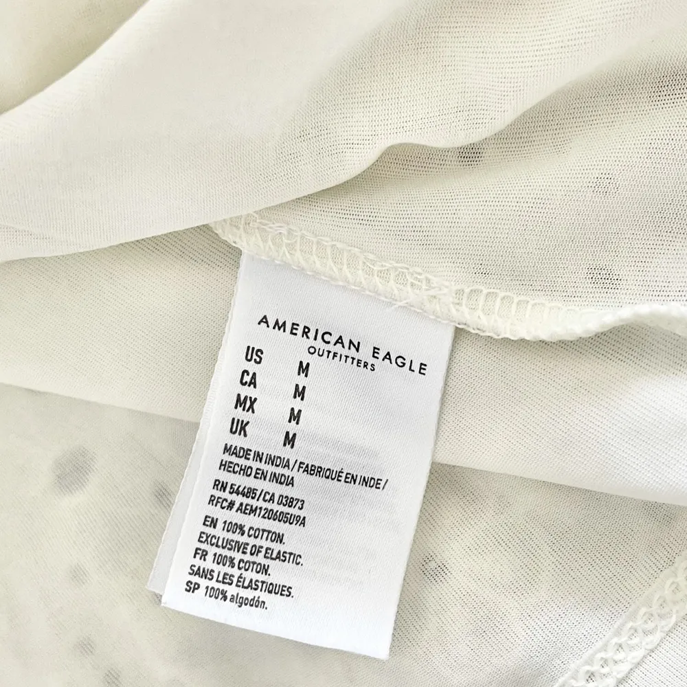 American Eagle Floral Button Front Lace Mini Dress - Image 11