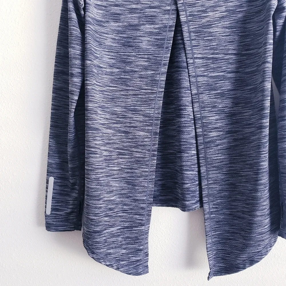 Zyia Ash Split Back Long Sleeve Athletic Top - Image 6