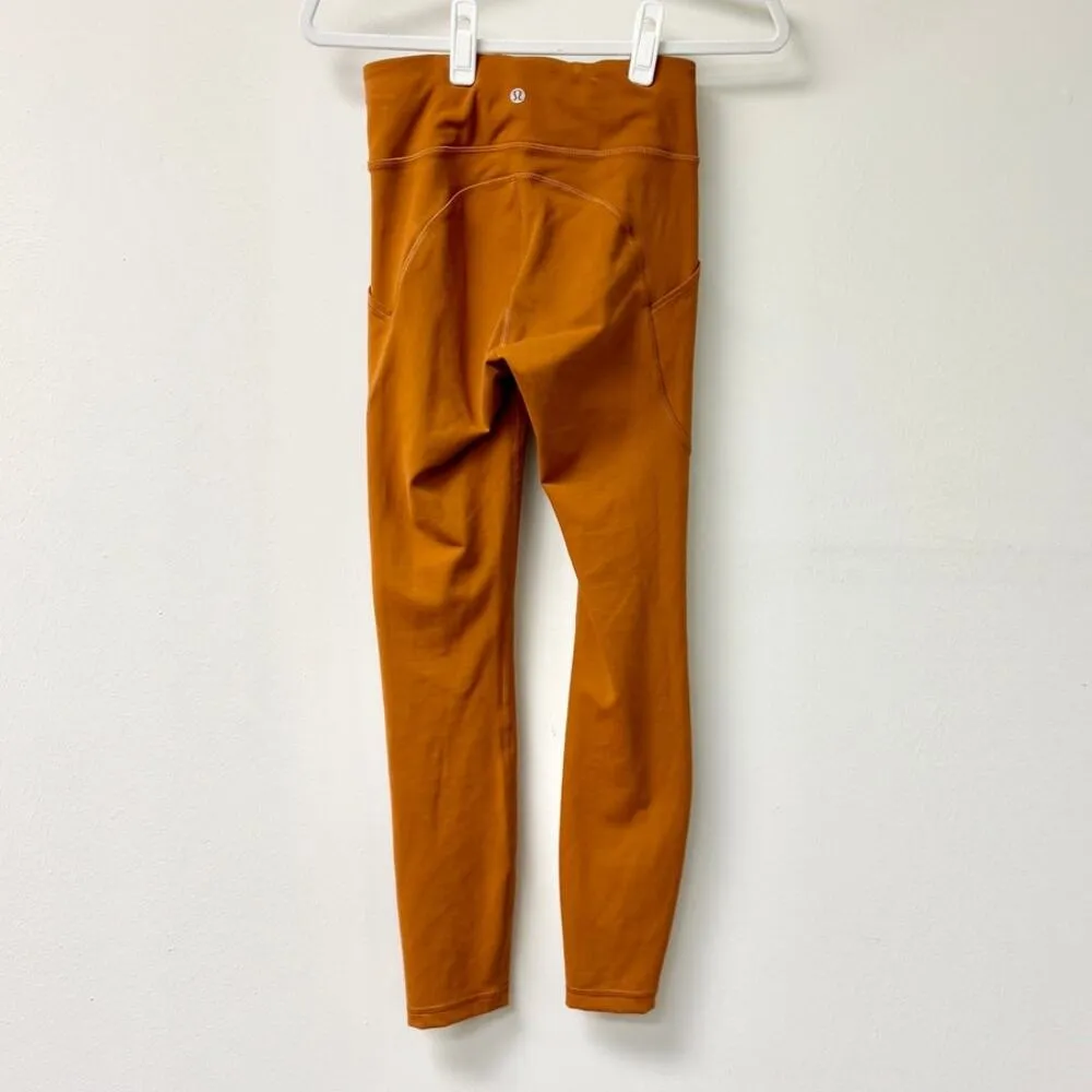 Lululemon Invigorate High-Rise Tight Leggings Butternut Brown Women's Size 4 - Image 4