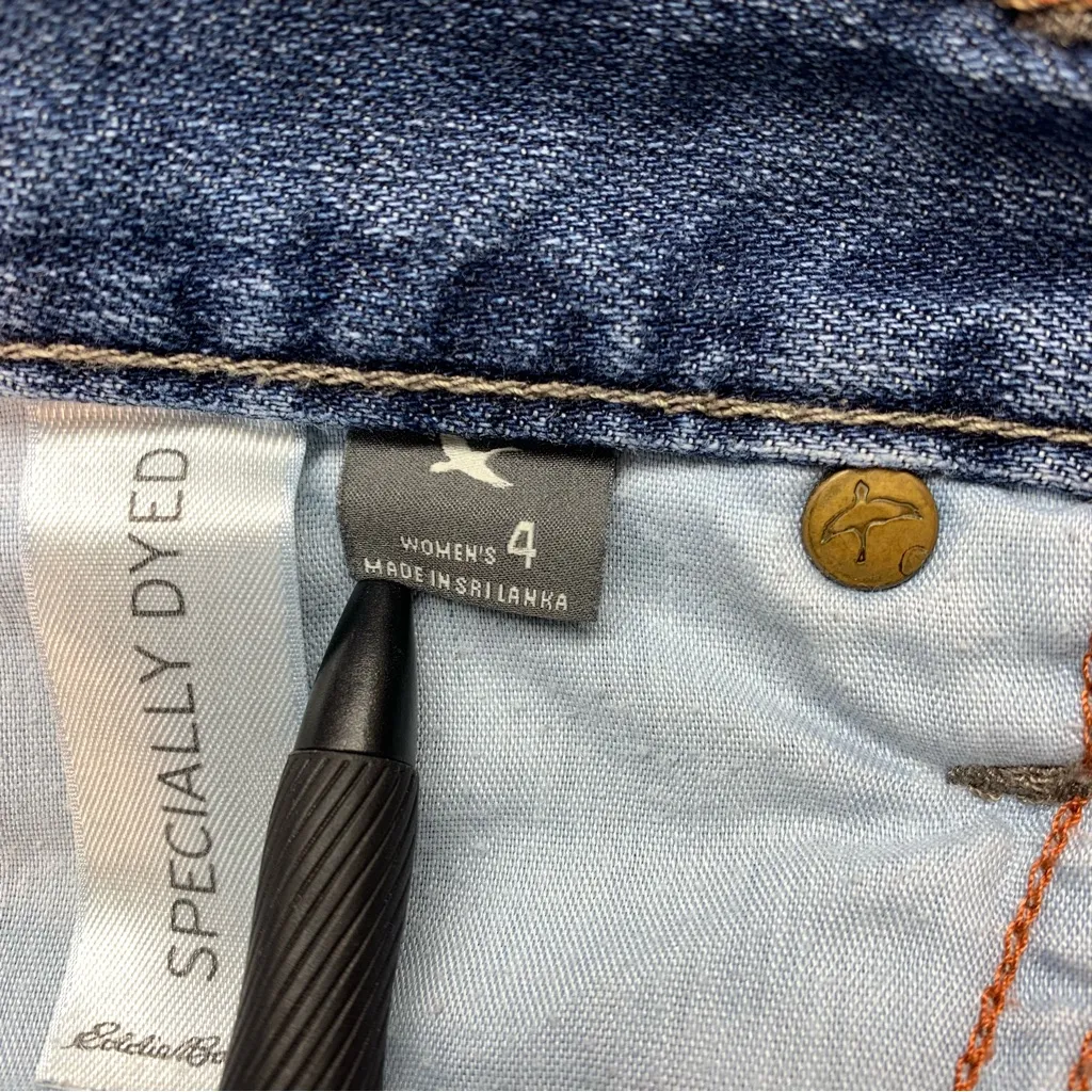 Eddie Bauer Blue Straight Leg Jeans Size 4 - Image 4