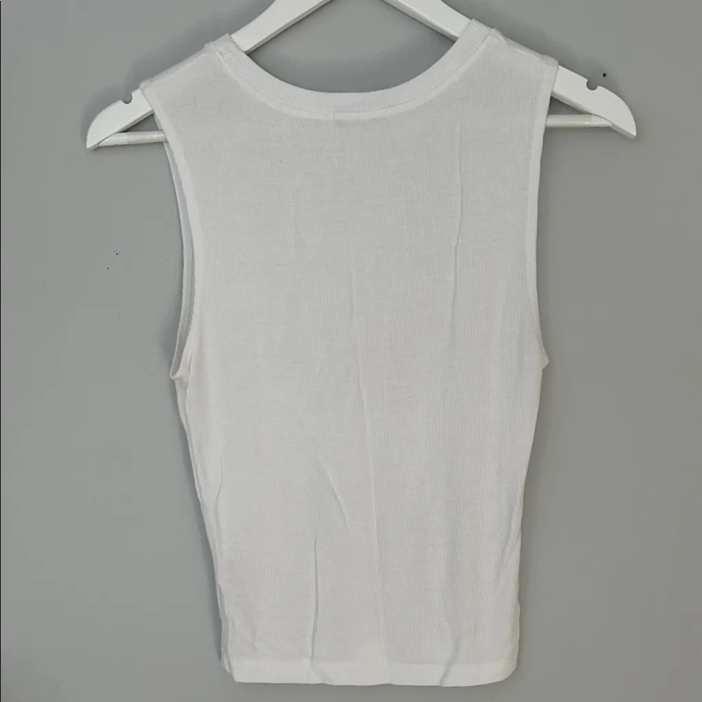 Michael Stars White Tank Top - Image 3