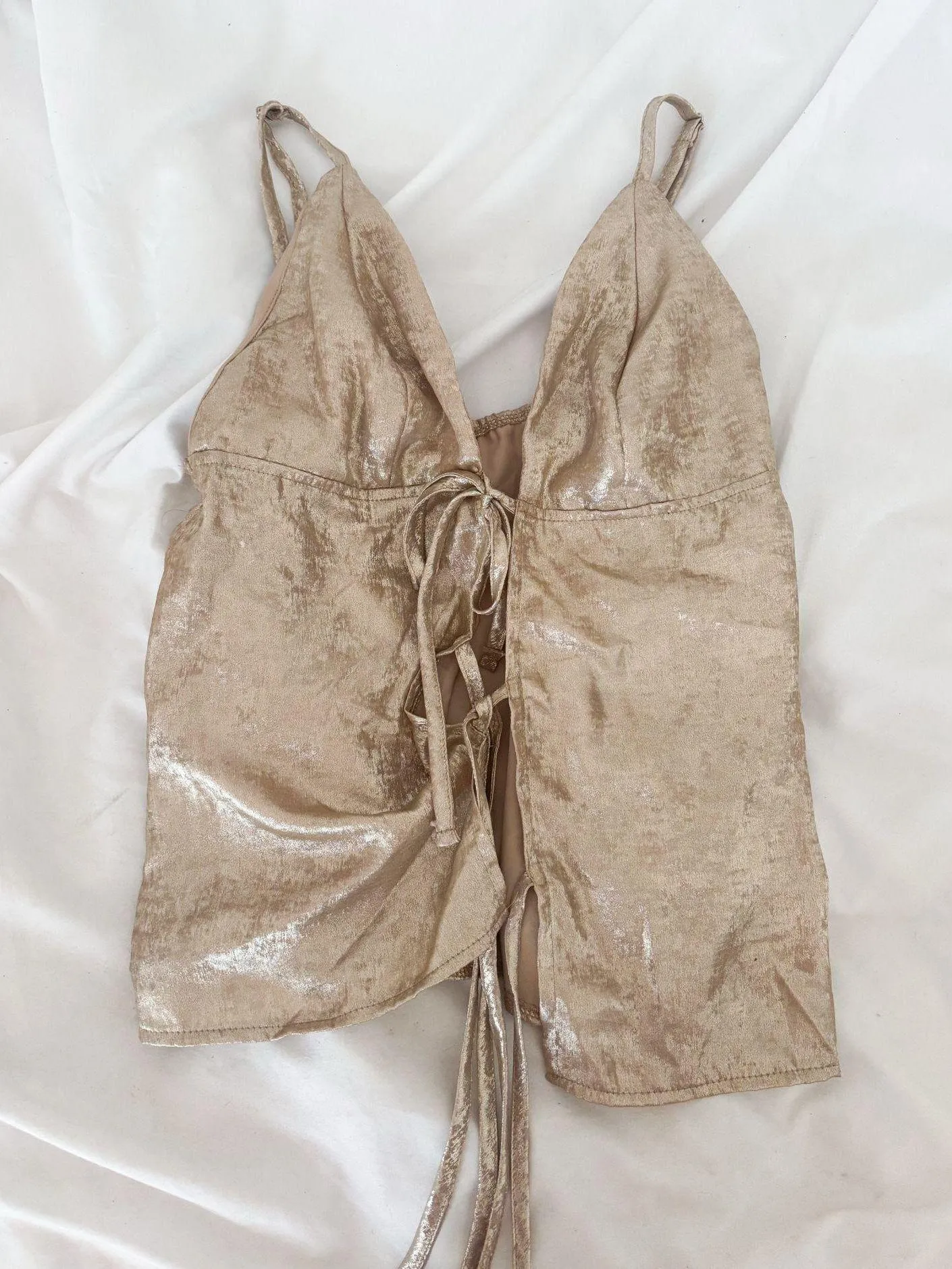 Gold Tank Top Size XS - Image 2