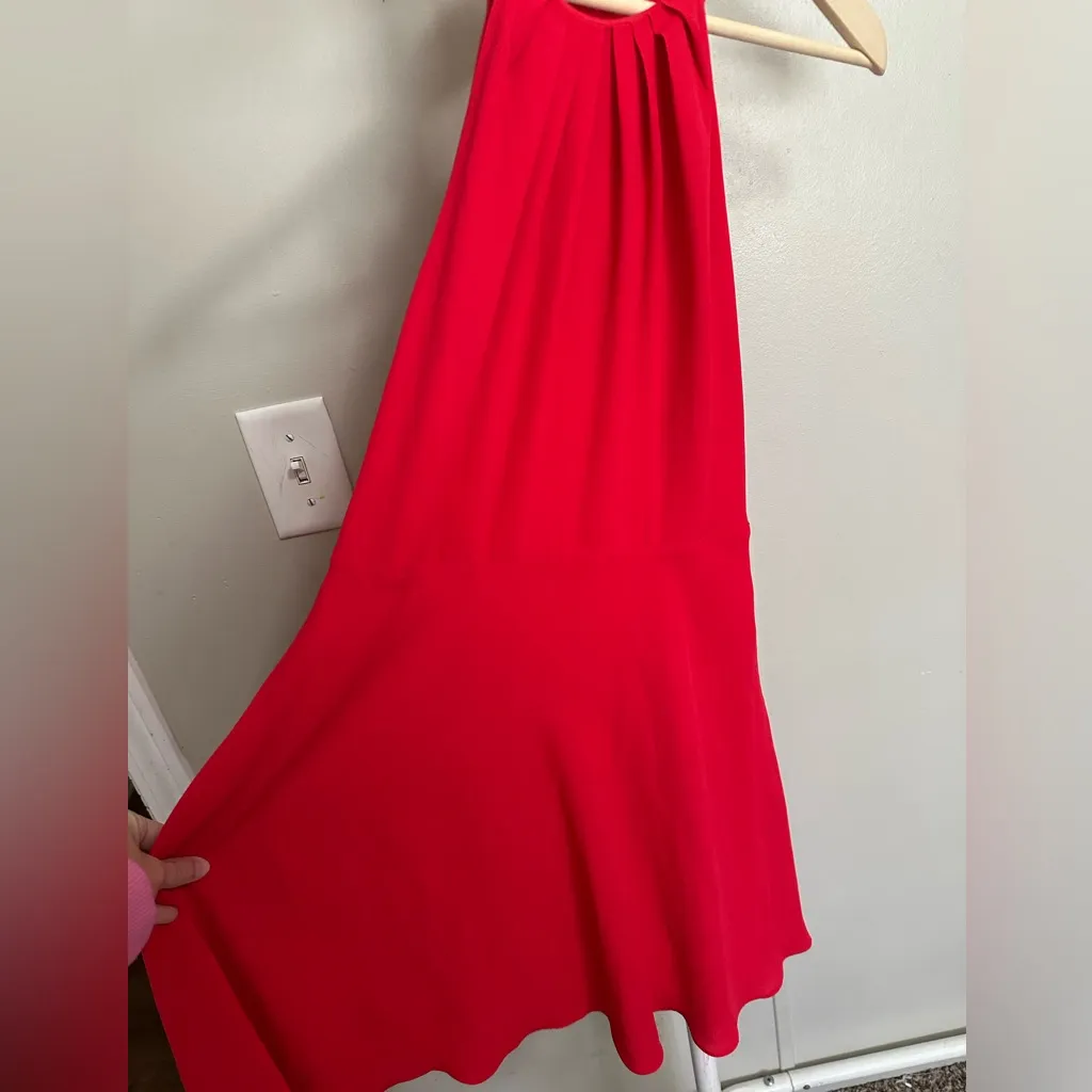 Express Red High Neck Halter Sleeveless Mini Dress size 6 new with tags - Image 5