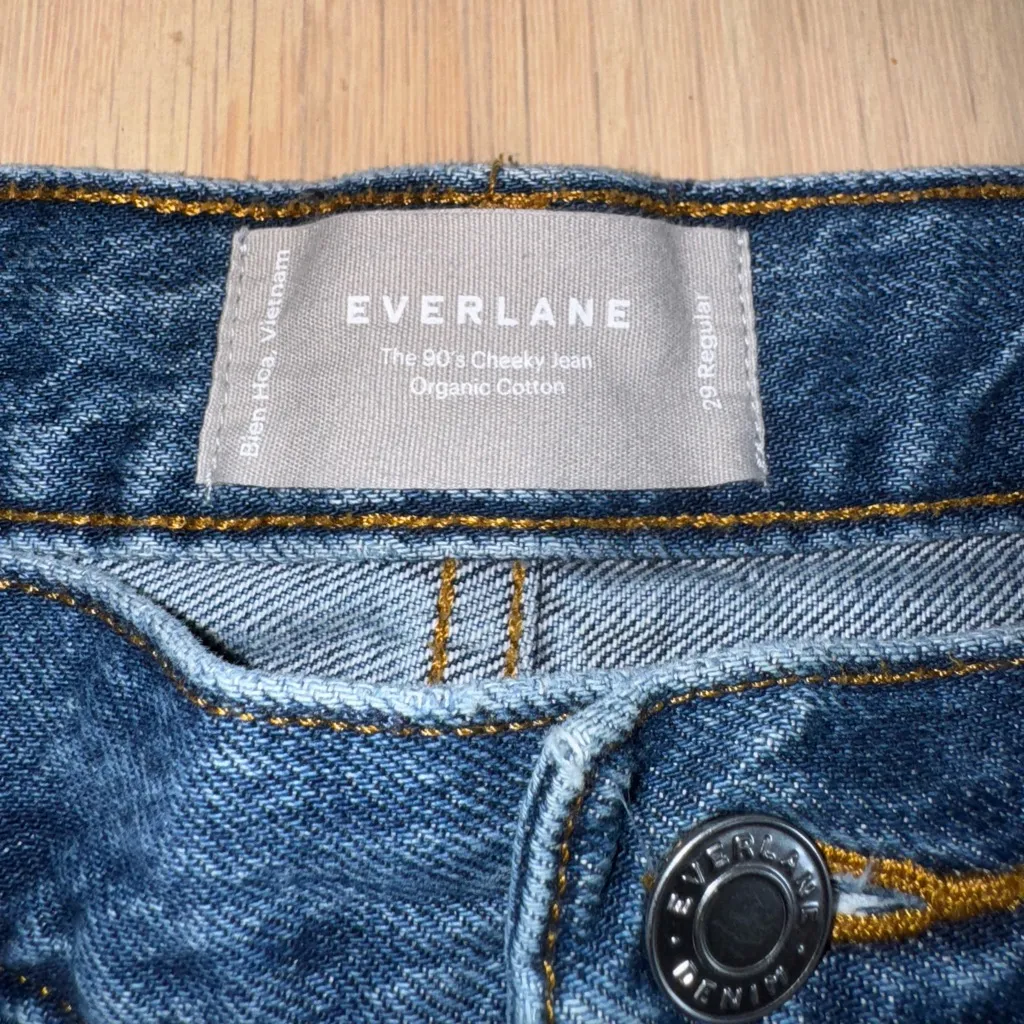 Everlane The 90s Cheeky Jean Medium Wash Jeans Size 29 - Image 3