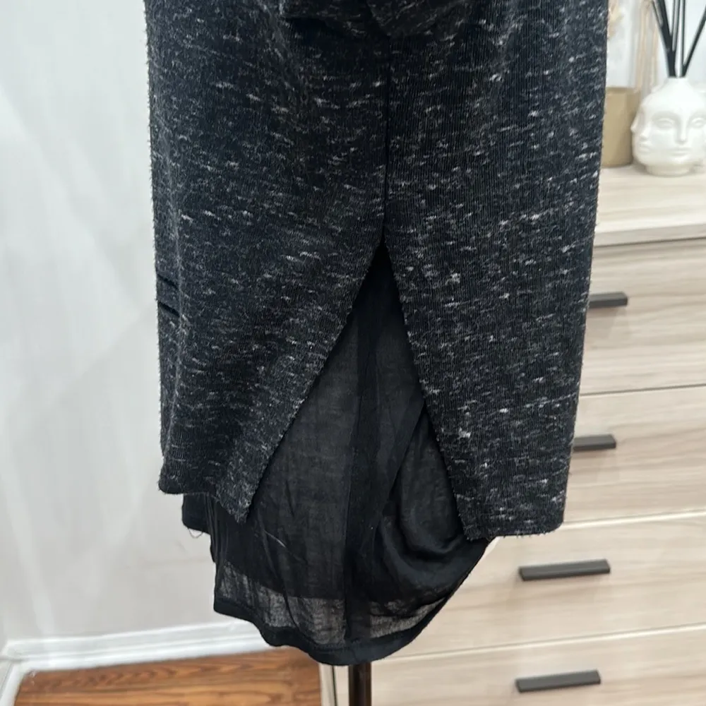 Generation Love Eliza Double Layered Distressed Black Top Medium - Image 6