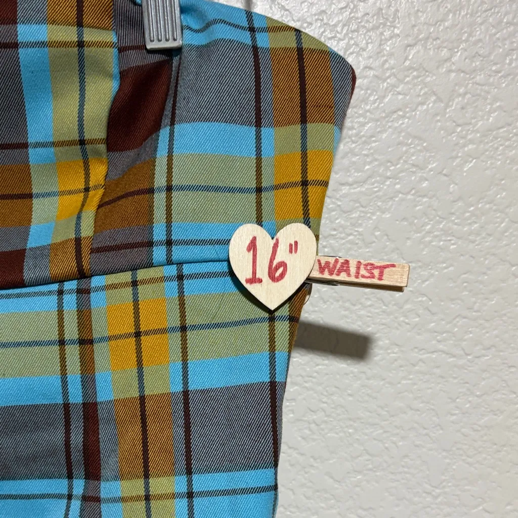 Nasty Gal Strapless Plaid Midi Cocktail Dress - Size 8 - NWOT - Image 5