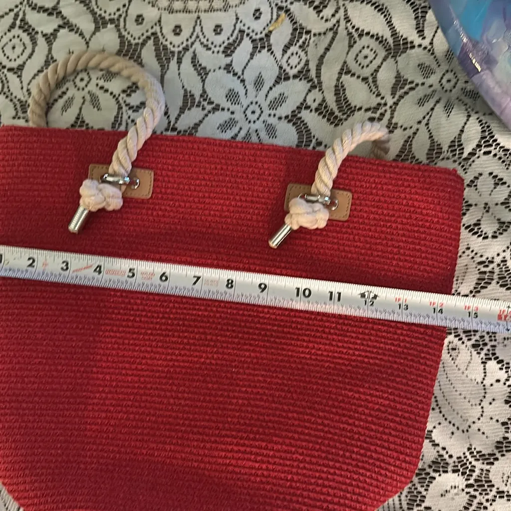 Magid Black Red Woven Tote Bag
NWOT - Image 6