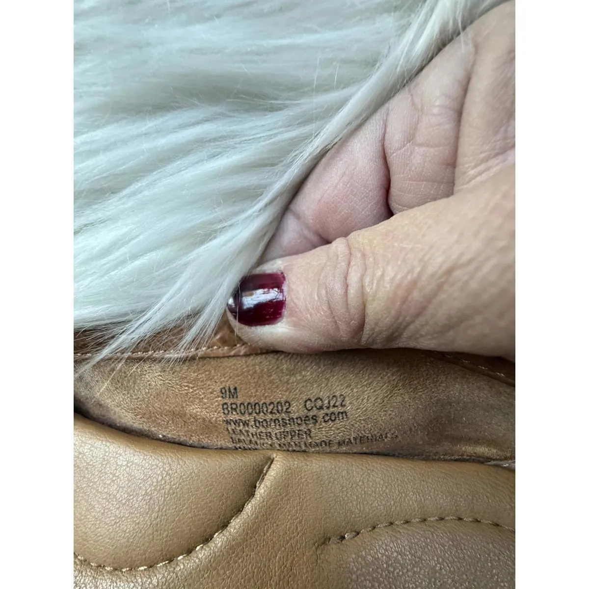 Born Women's Brown Leather Loafers Slip - Image 6