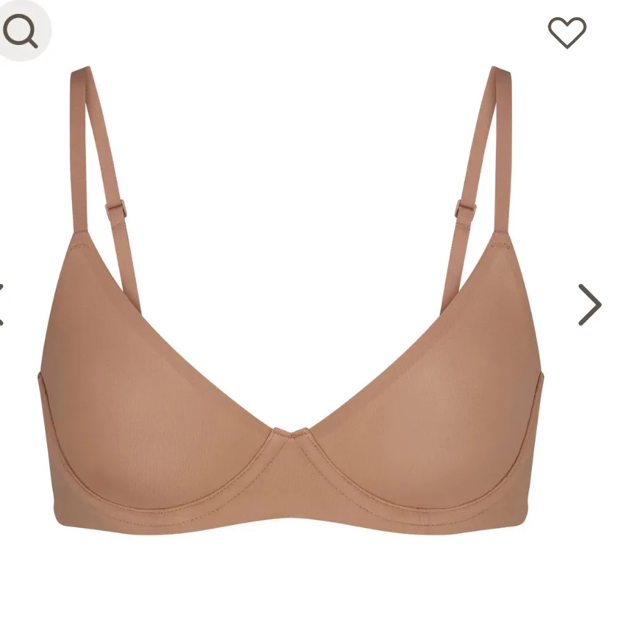 NWT‎ SKIMS Fits Everybody T-Shirt Demi Bra Sienna Sz 32D - Image 4