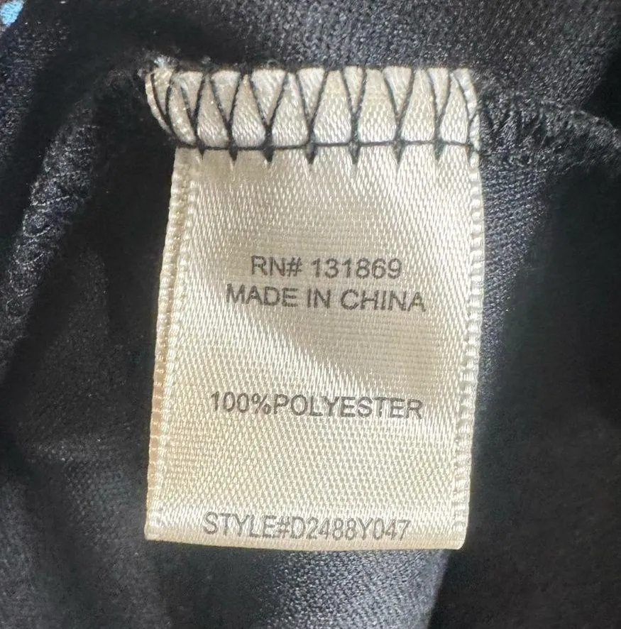 Inspired Hearts long sleeve black floral smocked ruffle dress size large NWT - Image 8