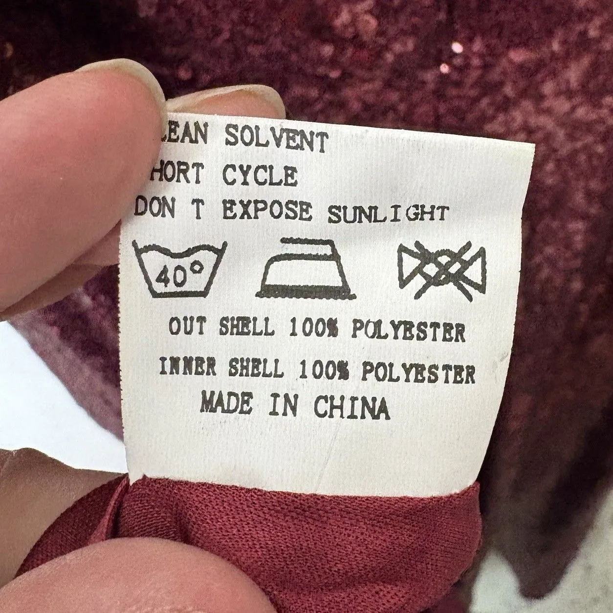 Revelry Hazel Sequin Maxi Dress Cabernet 22 Evening Black Tie Wedding Bridesmaid Red Size undefined - Image 12