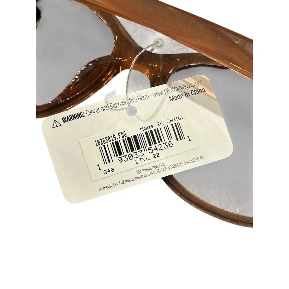 Trend Sunglasses Women's One Size Round Pink Gold Accents Shades UV400 NWT NEW - Image 7