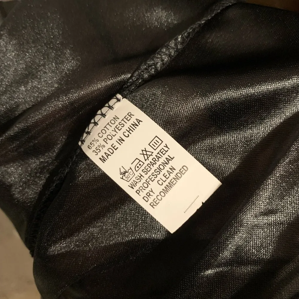 Black Lace Trim Robe Size M - Image 10