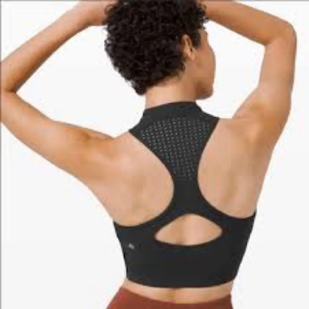 Lululemon Athletica Black High-Neck Sports BraA0325 - Image 2