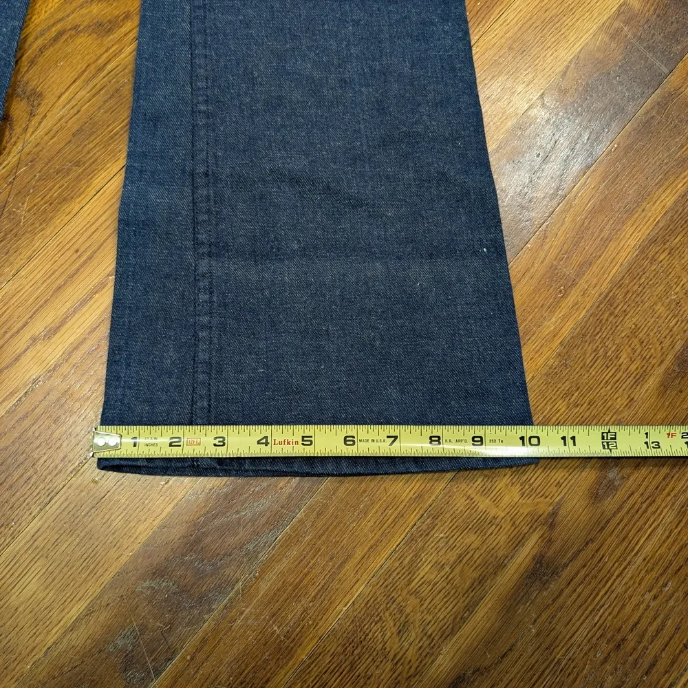 VTG Maverick 60s 70s Jeans Bell Bottom Flare Leg Size 13/14 Gray - Image 11