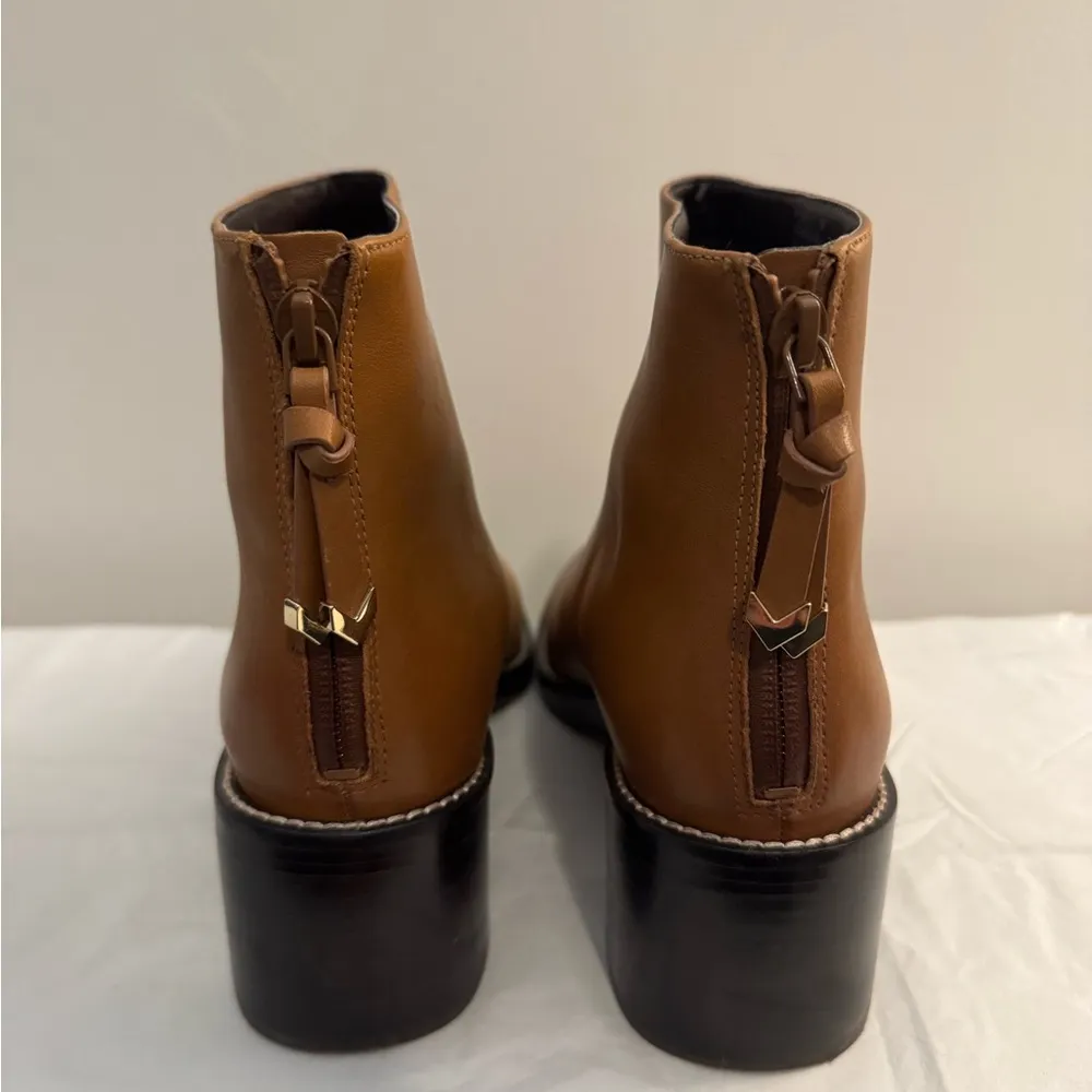Cole Haan Woman’s Tan Leather Ankle Boots - Image 2