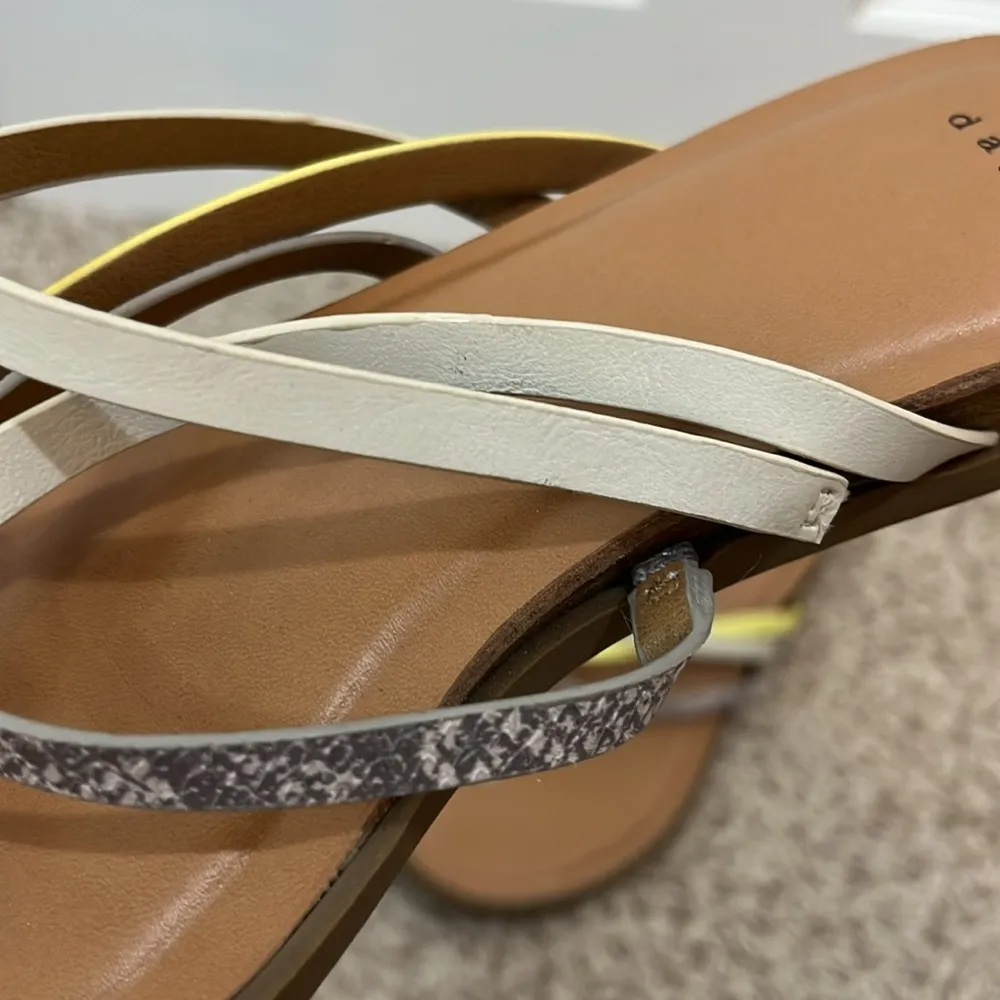 a new day Strappy Colorful Animal Print Sandals - Size 9 - Image 2